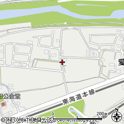 静岡県袋井市愛野2588周辺の地図