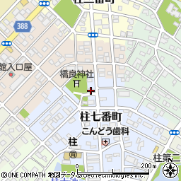 愛知県豊橋市柱七番町103周辺の地図