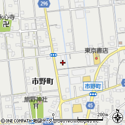 静岡県浜松市中央区市野町1643周辺の地図
