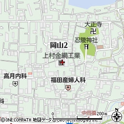上村金網工業株式会社周辺の地図