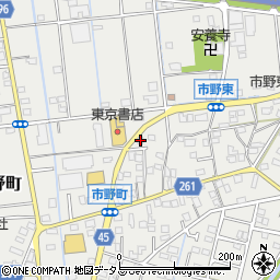 静岡県浜松市中央区市野町1683周辺の地図