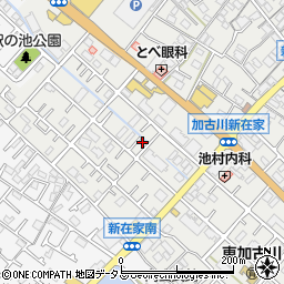 兵庫県加古川市平岡町新在家491-6周辺の地図