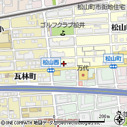 兵庫県西宮市松山町1周辺の地図