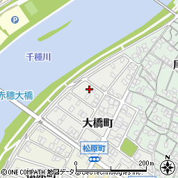 兵庫県赤穂市大橋町9-14周辺の地図