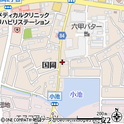 兵庫県加古郡稲美町国岡1丁目399周辺の地図