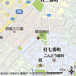 愛知県豊橋市柱七番町111周辺の地図