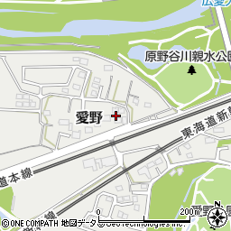 静岡県袋井市愛野2489周辺の地図