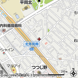 兵庫県加古川市平岡町新在家1476-8周辺の地図