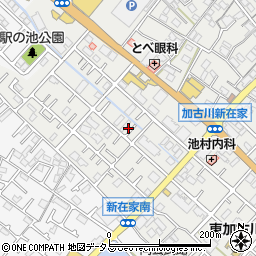 兵庫県加古川市平岡町新在家491-4周辺の地図