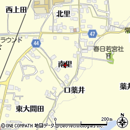 京都府木津川市加茂町里南里周辺の地図