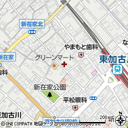 兵庫県加古川市平岡町新在家1523周辺の地図
