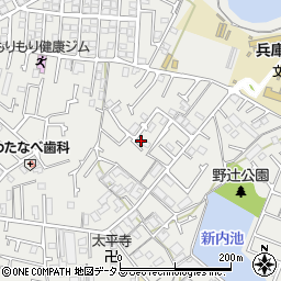 兵庫県加古川市平岡町新在家2159-4周辺の地図