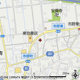 静岡県浜松市中央区市野町1682周辺の地図