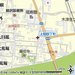 京都府木津川市山城町上狛東作り道33-8周辺の地図