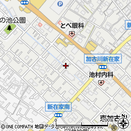 兵庫県加古川市平岡町新在家492-9周辺の地図