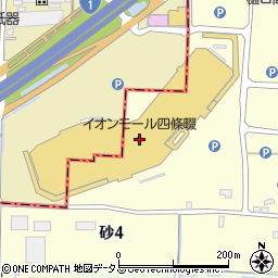 ダイソーイオンモール四條畷店周辺の地図