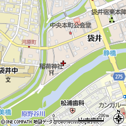 静岡県袋井市袋井214-1周辺の地図