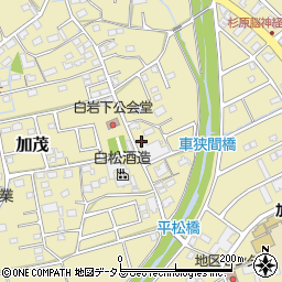 静岡県菊川市加茂672-1周辺の地図