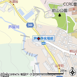 兵庫県芦屋市奥山4周辺の地図