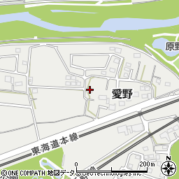 静岡県袋井市愛野2511周辺の地図