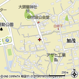 静岡県菊川市加茂966周辺の地図