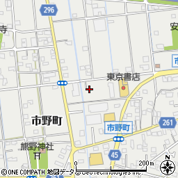 静岡県浜松市中央区市野町1646周辺の地図