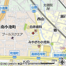 愛知県豊橋市高師石塚町石塚周辺の地図