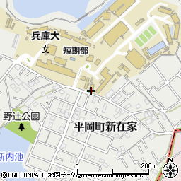 兵庫県加古川市平岡町新在家2319周辺の地図
