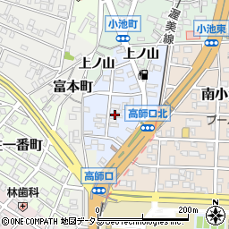愛知県豊橋市福岡町周辺の地図