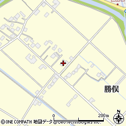 静岡県牧之原市勝俣357周辺の地図