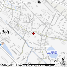 兵庫県加古川市野口町古大内552周辺の地図
