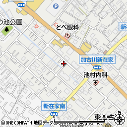 兵庫県加古川市平岡町新在家492-7周辺の地図