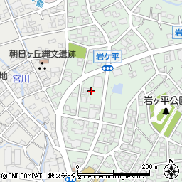 兵庫県芦屋市岩園町26-16周辺の地図