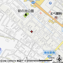 兵庫県加古川市平岡町新在家683-2周辺の地図