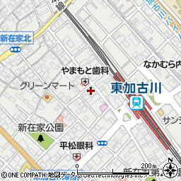 ピザーラ加古川店周辺の地図