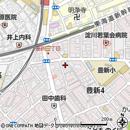 うえまつ　鍼　灸接骨院周辺の地図