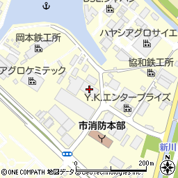 日本梱包運輸倉庫周辺の地図