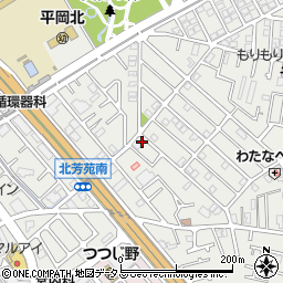 兵庫県加古川市平岡町新在家1745-404周辺の地図