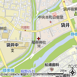 静岡県袋井市袋井206周辺の地図
