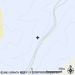 鹿子谷川周辺の地図