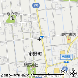 静岡県浜松市中央区市野町2275周辺の地図