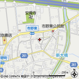 静岡県浜松市中央区市野町1241周辺の地図