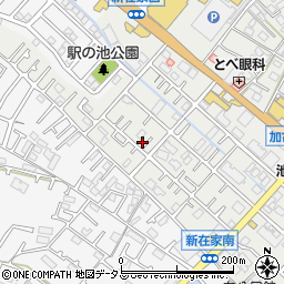 兵庫県加古川市平岡町新在家679-3周辺の地図