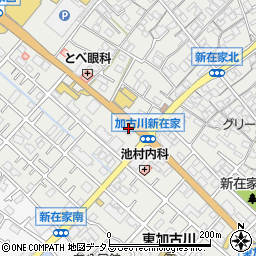 兵庫県加古川市平岡町新在家505-1周辺の地図