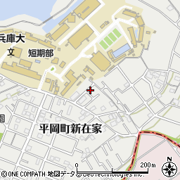 兵庫県加古川市平岡町新在家2323-15周辺の地図