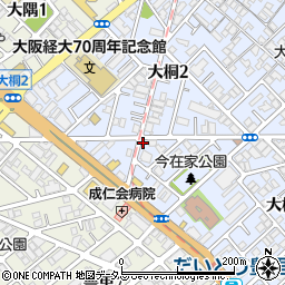 ＧＳパーク東淀川区大桐第二駐車場周辺の地図
