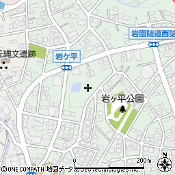 兵庫県芦屋市岩園町27周辺の地図