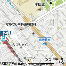兵庫県加古川市平岡町新在家1455周辺の地図