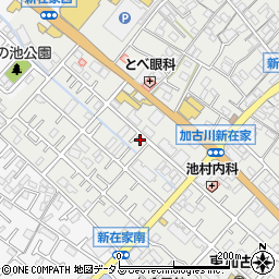 兵庫県加古川市平岡町新在家492-11周辺の地図