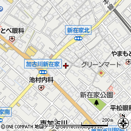 兵庫県加古川市平岡町新在家382周辺の地図